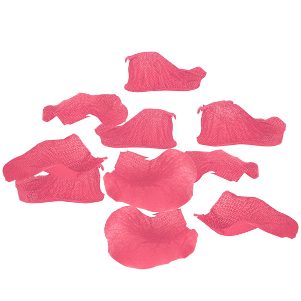8 poser med 120 stk/pose kunstige kronblader i non-woven stoff, falske kronblader til bryllupsdekorasjoner (rosa)