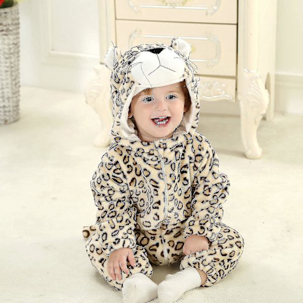 Toddler Dinosaur -hupparipuku lapsille - Halloween eläinpuku (0-3 kuukautta)