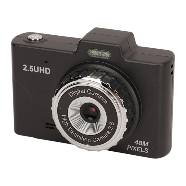 48MP HD-kamera 2,8 tum IPS-skärm Ögonvänlig Bärbar digitalkamera Barn Digital CCD-kamera Svart