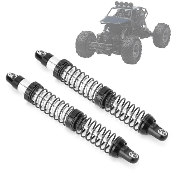 Bageste støddæmpere RC reservedele til RC 1/10 tohjulstrukket bilmodel Sort ECX1096BL