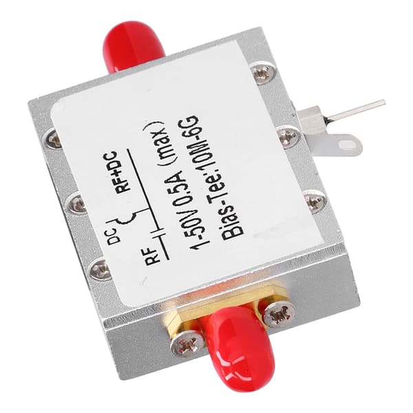 Bias Tee-modul koaksial mating lavt innsettingstap RF DC-blokker tilbehør 10MHz‑6GHz