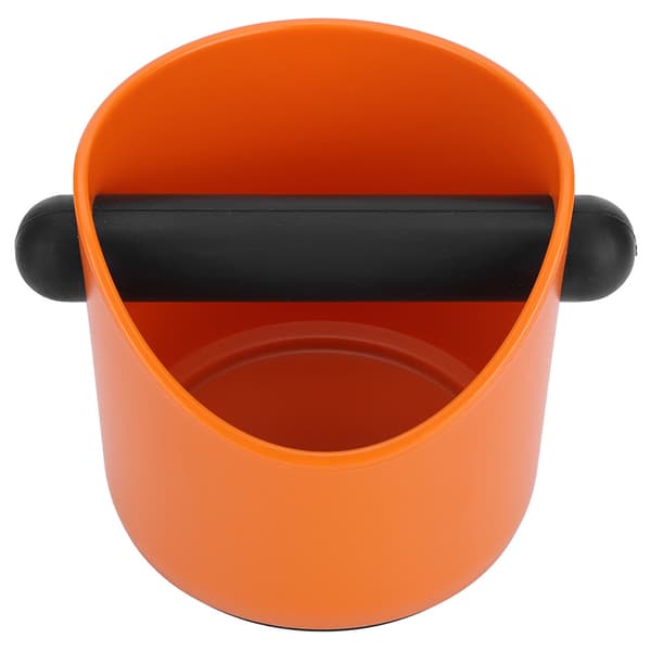 Mini kaffegrutbeholder Sklisikker Rett Port Husholdningskvern Bøtte Knock Bin Box (Oransje)