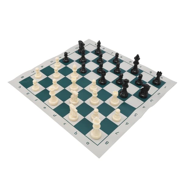 Internationellt Standard Schackspel Set Tävling Stort Schackset i Plast med Schackbräde