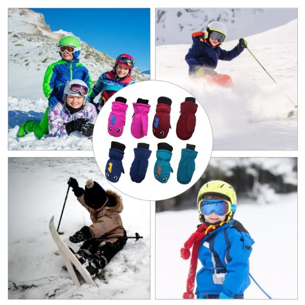 1 par babyvante til vinter børn drenge piger udendørs varme handsker Vandtætte vindtætte skihandsker