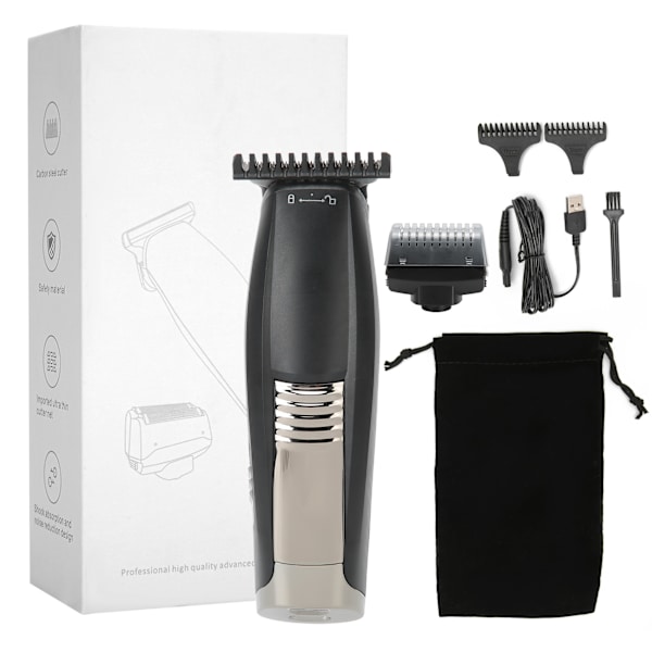 2 i 1 hår skäggklippare Trimmer USB sladdlös professionell salong hårklippningsverktyg