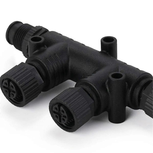 NMEA 2000 T-kontakt 4 Port 5Pin M12 Gänga IP67 NMEA 2000 (N2k)