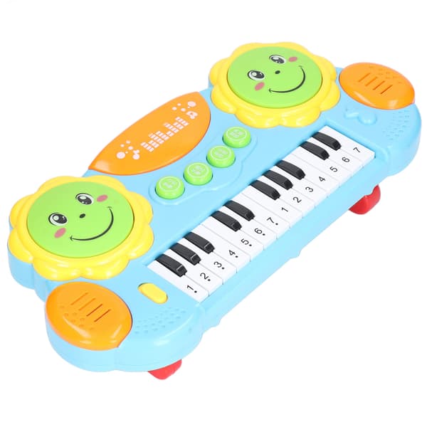 Pianoleksak Elektronisk Keyboard Ljud Ljuseffekter Instrument för Barn Över 3 År