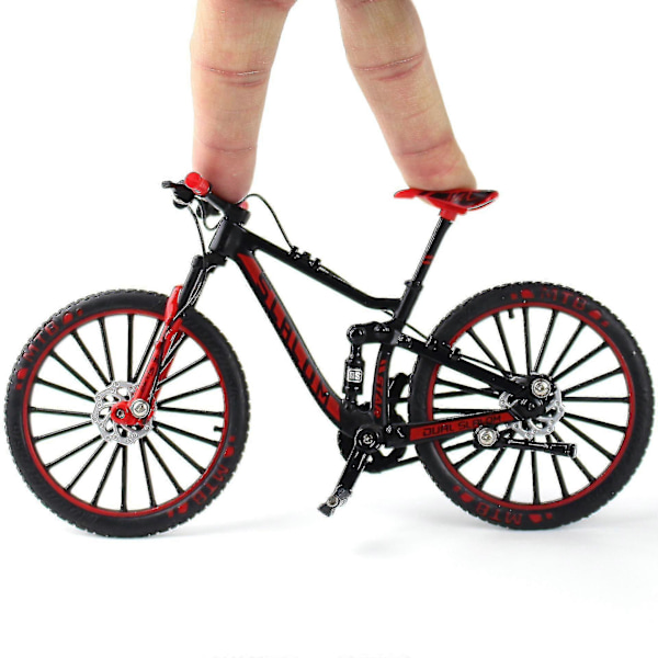 Mini 1:10 Legering Cykel Skala Model - Bordplade Simulations Ornament Grøn