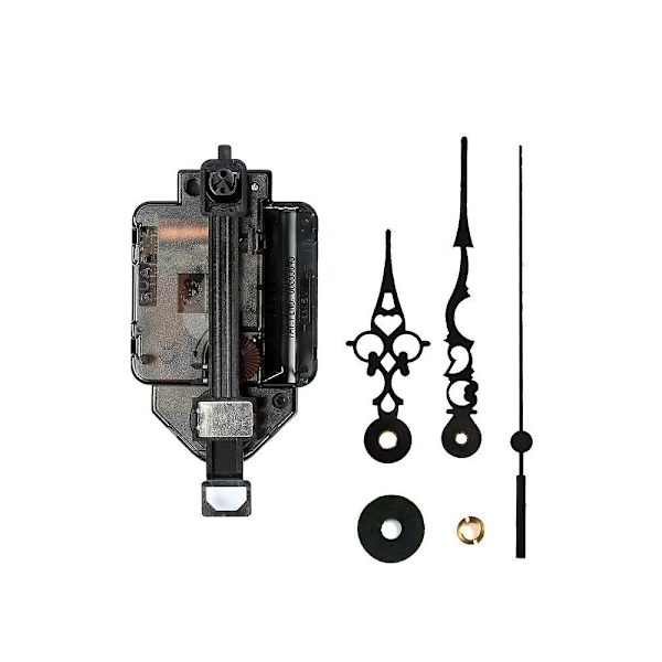 Sort kvarts urværk mekanisme Motor og fittings Drivaggregat DIY Kreativ og nyttig, 11.1*5.6cm
