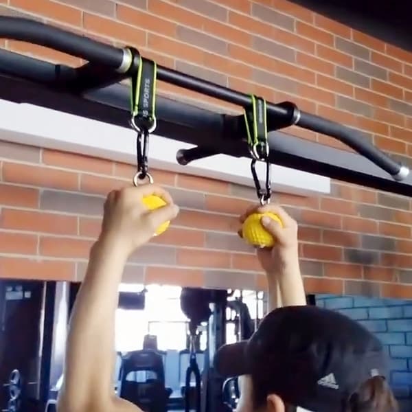 Klatring Pull Up Ball Hold Grips Sklisikre Håndtak Styrketrener for Pull Ups Kettlebells Trening