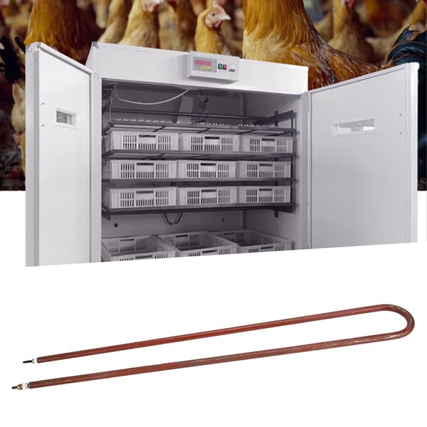 Inkubator varmerør tilbehør udskiftningsdele til ægvendesystem 220V (300W U-formet rør)