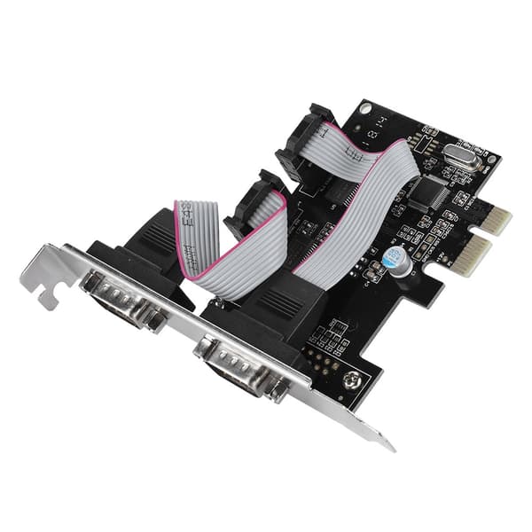 PCI-E til RS232 2 port seriel port konverter PCI Express controller adapter udvidelseskort