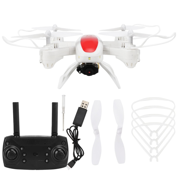 5MP 2,4GHz HD Drone-fjernkontroll Sammenleggbar profesjonell luftfotografering QuadcopterWhite