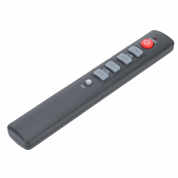 Læringsfjernkontroll med 6 store knapper Smart kontroller for TV STB DVD DVB HIFI VCR Grå