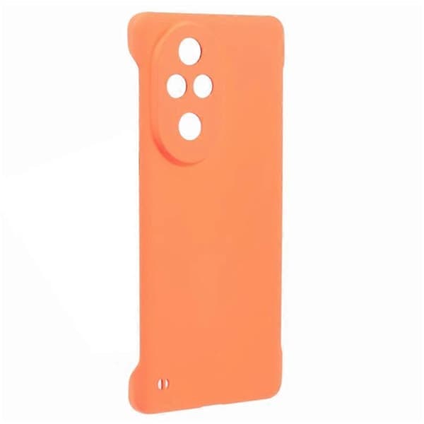 Kompatibel med Honor 200 5G Deksel Hard PC Bakside Rammeløst Telefondeksel Orange