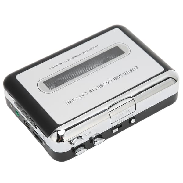 Bærbar kassetteafspiller Multifunktionel MP3 CD-konverter USB Auto Reverse Lyd Musik Båndafspiller til bærbare computere og pc'er