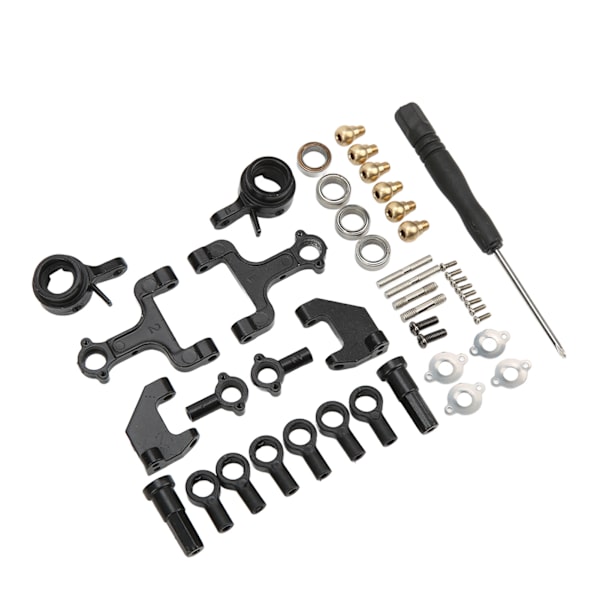 RC Front Upper og Rear Suspension Arms Steering Kit med Pull Rods Steering Linkage for WPL D12 RC Car