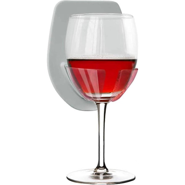Vinglassholder Dusj & Badekar Sugekopp Vin Gaver Avslapning (Grå)