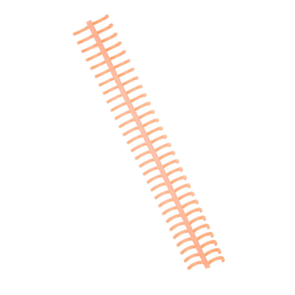 10 st spiralbindningsfjädrar 130 ark kapacitet ryggkam 30 hål 16 mm diameter set kit orange