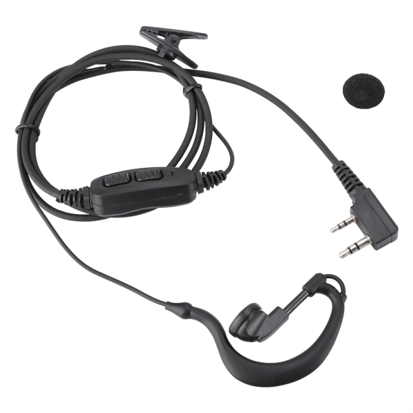 Dobbelt PTT headset ørestykke med mikrofon til Baofeng UV-82 UV 82 UV82L UV-89 2-vejs radio
