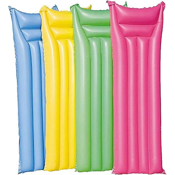 1 stk Oppblåsbar Poolmadrass 183x69cm (Tilfeldig Farge)
