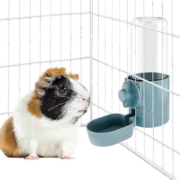 Automatisk Vattenflaska för Marsvin och Hamster (500ml/17oz) - Droppfri Rosa