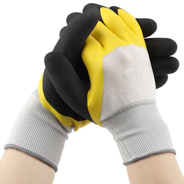 1 par skridsikre slidstærke arbejdshandsker til havearbejde A