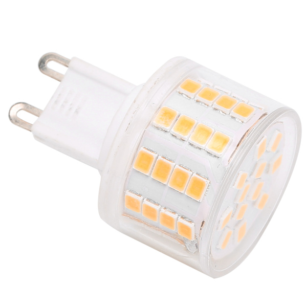 7W G9-pære 700LM 52LED Bi-pin lyspære LED majslampe til lysekrone 220V-240VVarm hvid 2800K-3000K