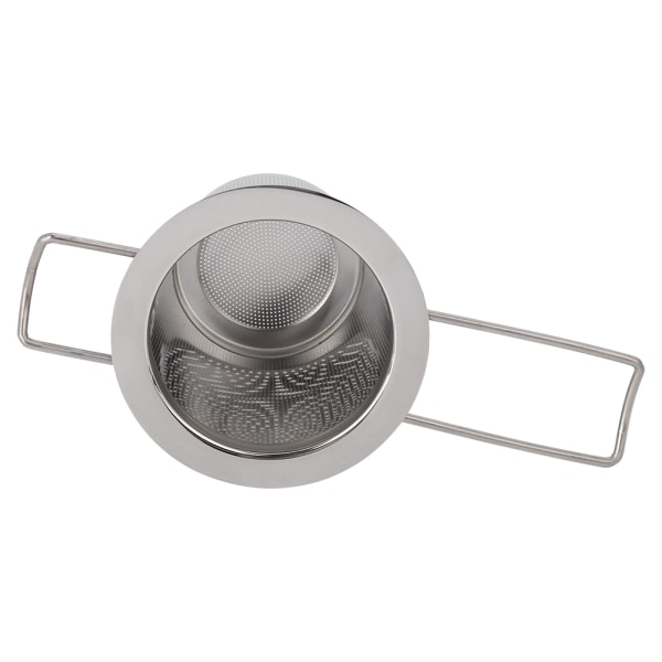 Rustfrit stål mesh te infuser metal kop si Foldeligt filter med låg