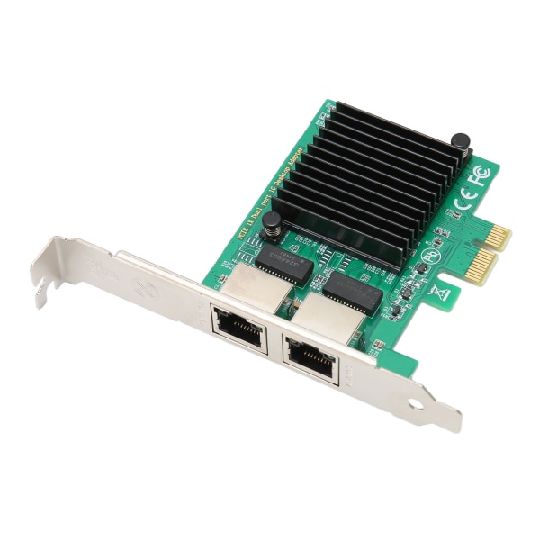 1000M Gigabit Ethernet-netværkskort Dual RJ45-port 10/100/1000 Mbps PCI Express-netværksadapter til Windows