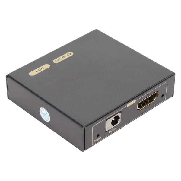 HD Multimedia Interface Lydudtrækker Version 2.0 4K 60Hz Optisk 5.1 Kanal til 3.5mm Lydudtrækker 100‑240V US Stik
