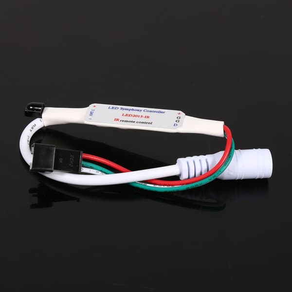 Mini 21 Tangenter IR Trådlös Fjärrkontroll För WS2811 WS2812B LED Strip Lights DC 5-24V