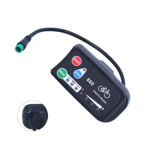 Elektrisk cykel för KT‑LED880 Display E‑Bike 36V 48V Display Meter E‑Bike Tillbehör