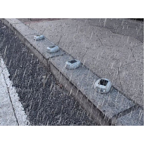 2 utendørs vanntette solcellelamper, solcellehagelys
