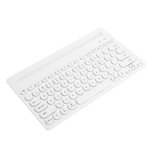 Ajazz Trådløst Tastatur Bluetooth 2.4G 2-Tilstand Gaming Kontor Computerudstyr 320iHvid