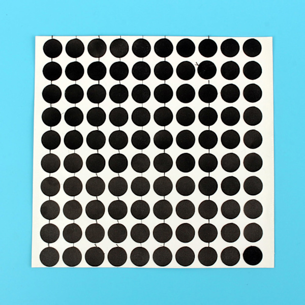 Biljardbord Ball Point Sticker Vit Ball Locator Tillbehör (engelsk snooker 10mm) 10MM