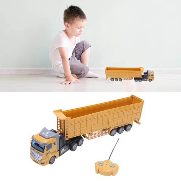 RC Engineering Truck 1:48 Scale Langaton kaukosäädin High Simulation Irrotettava Suuri Joustavuus RC Kippitavara 3+