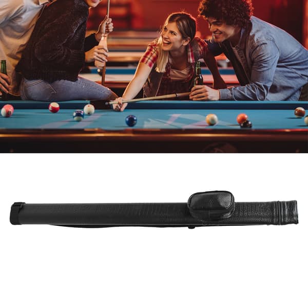 PU 2 huller Billard Pool Kø Taske 1/2 Kugle Kølle Pose Opbevaring Bæretasker Billard Tilbehør