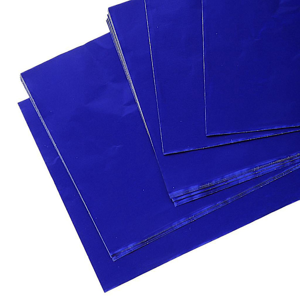300 Stycken 8 x 8cm Chokladgodis Folieomslag DIY Paket Godispapper