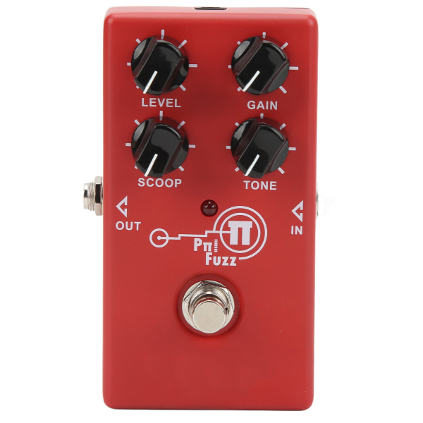Fuzz Distortion Pedal Level Gain Scoop Tonejustering elektrisk gitar Monoblokkeffekt 30mA