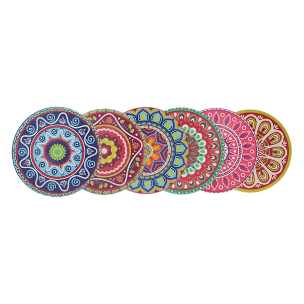 Luovat imukykyiset 3D Mandala lasinaluset miehille naisille hauskoja syntymäpäivälahjoja sisustus tyyli 1