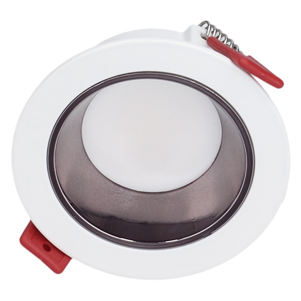 6W LED-downlight 3 färger dimbar 360LM infälld taklampa för köpcenter sovrum hotell 220V