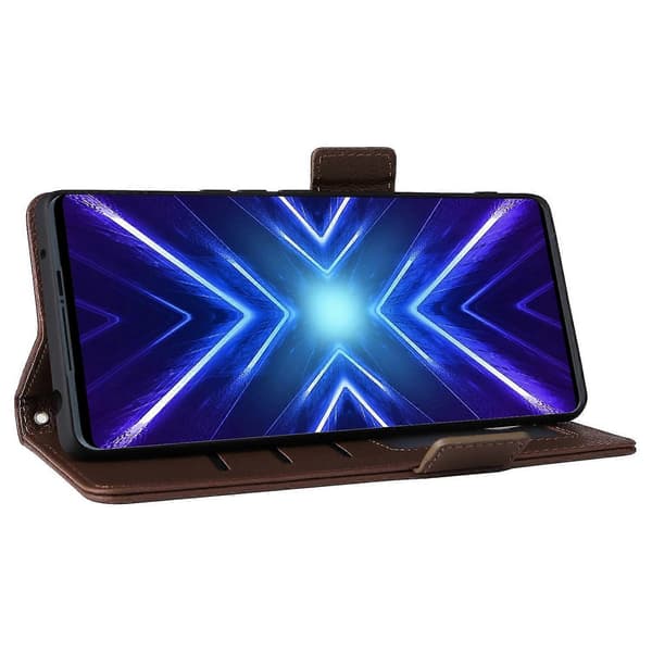 Telefondeksel til HTC U24 Pro 5G Skinnveske Brun Brown HTC U24 Pro 5G