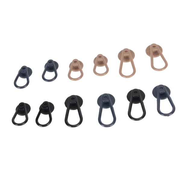 12st Button Extenders Byxor Midjeknappsförlängare Kvinnor Män Byxor Midjeförlängare 2 storlekar 10LB Midjeband Expander