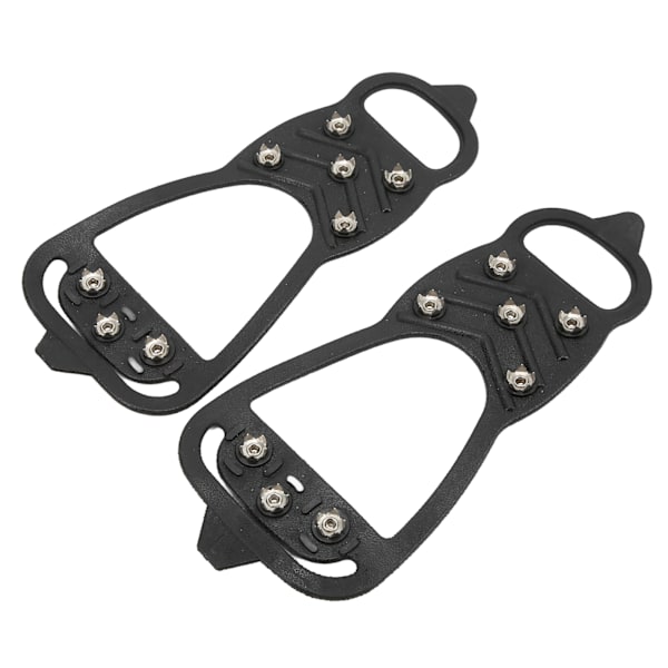 1 par 8 tenner stegjern Anti-slip Ice Traction-klosser Skogrep for å gå på snø og isM