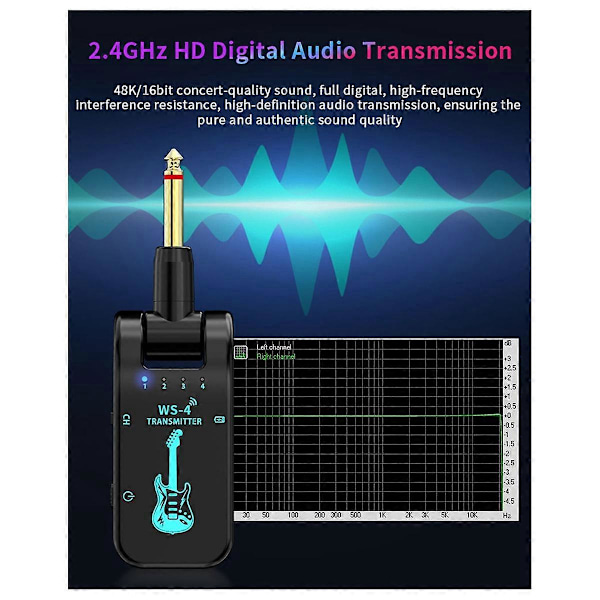 Uusi 2.4G kitaran langaton lähetin-vastaanotin audiolähetin-vastaanotin B