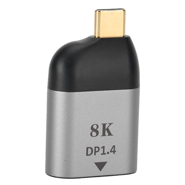 Aluminiumlegeringsskal Typ‑C hane till DP-adapteromvandlare för Windows/Android/OS X