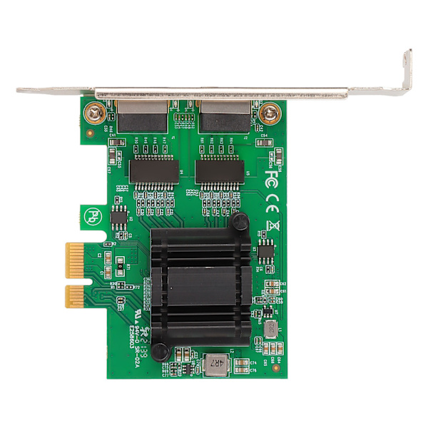PCIE Ethernet-adapterkort 10/100/1000 Mbps Dual Port Ethernet-netværkskort med tynd beslag til Windows