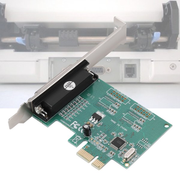 Parallellport DB25 LPT skriver til PCI-E Express Card Converter Adapter