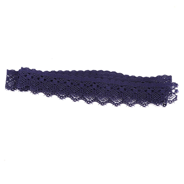 Lila Exquisit Mönster Spetsband Enkelt Spets Trim DIY Sömnad Hantverk 10 Yards 2cm Bredd